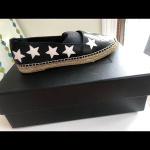 Never worn YSL leather espadrille size 38